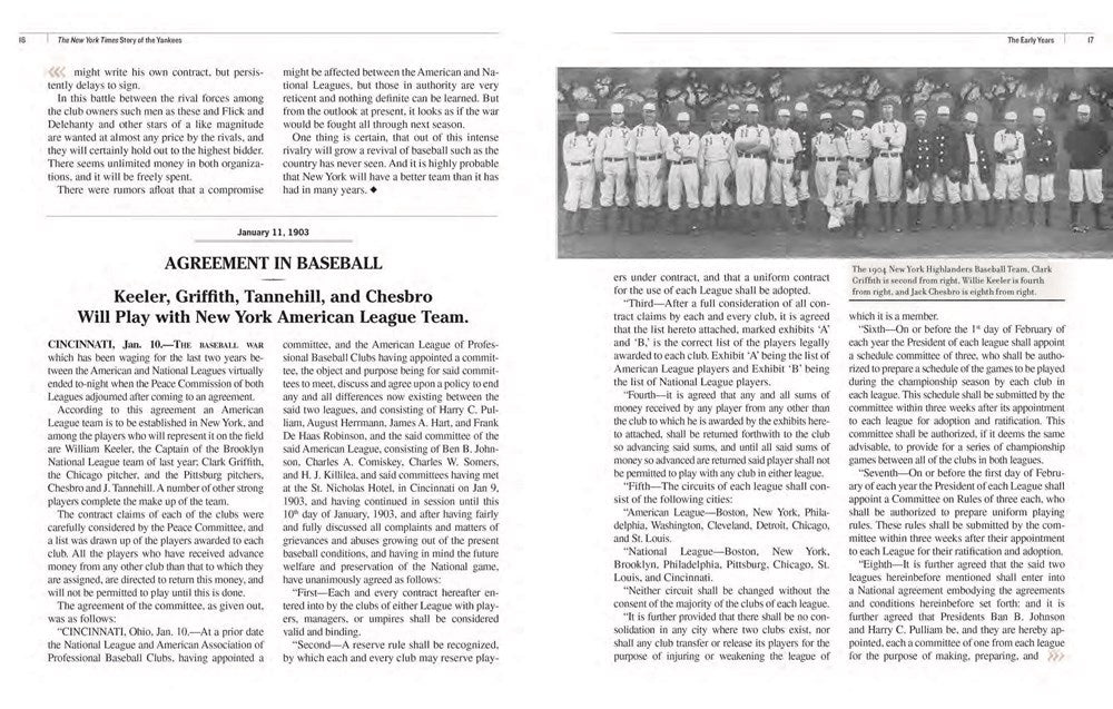 New York Times Story of the Yankees