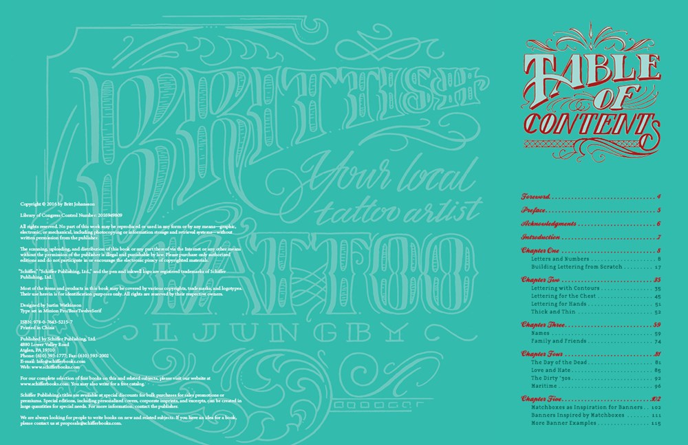 Tattoo Lettering & Banners