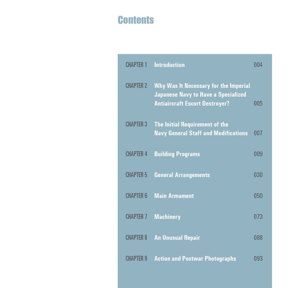 Akizuki-Class Destroyers