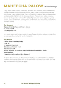 The Best of Afghan Cooking