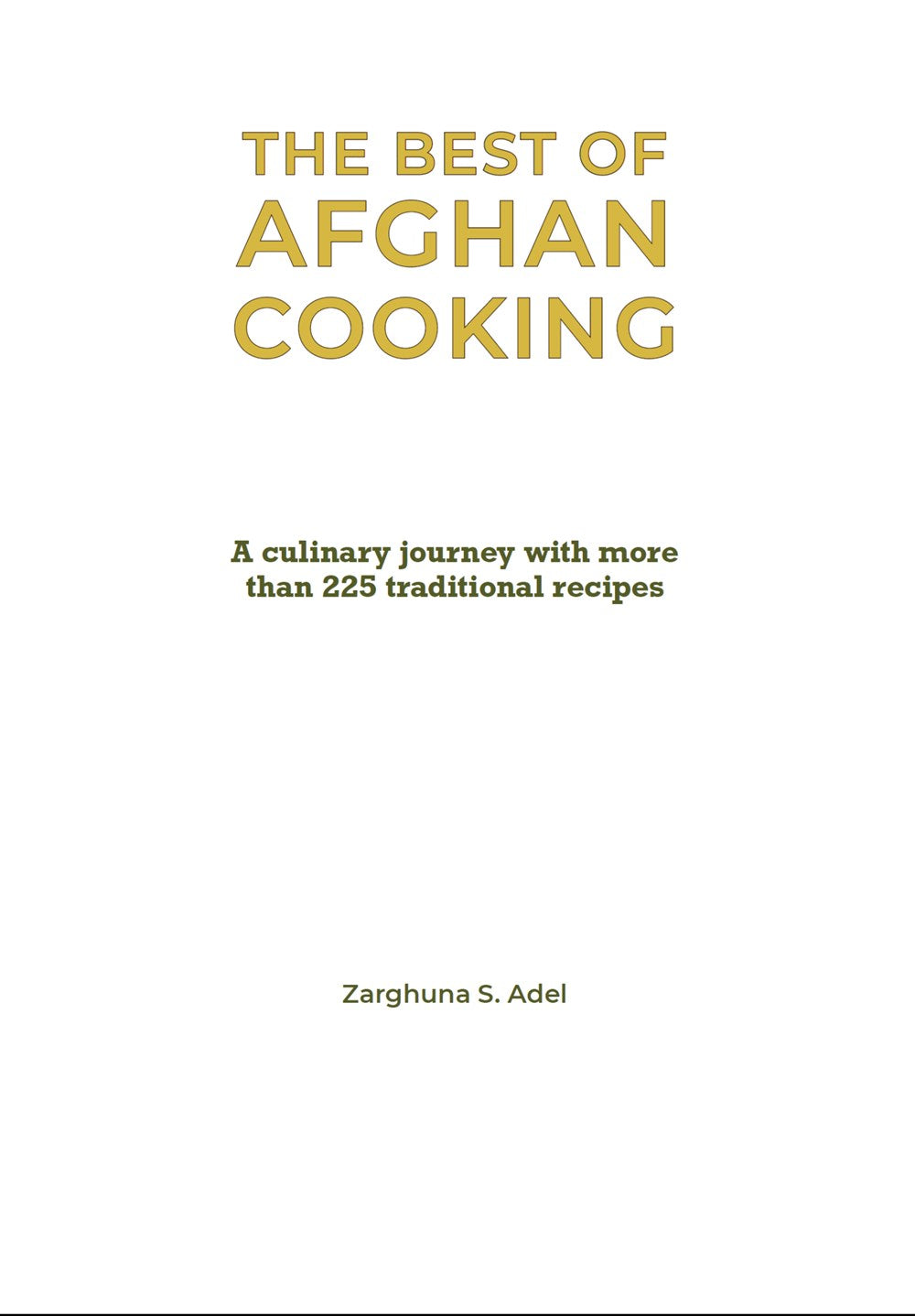 The Best of Afghan Cooking