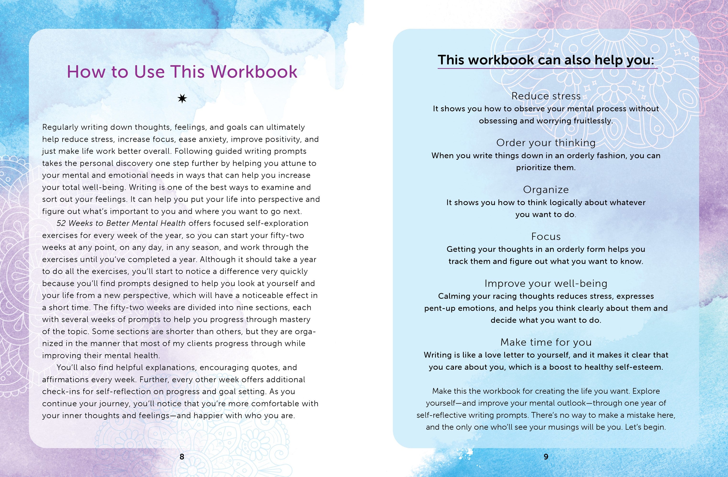 52 Weeks to Better Mental Health