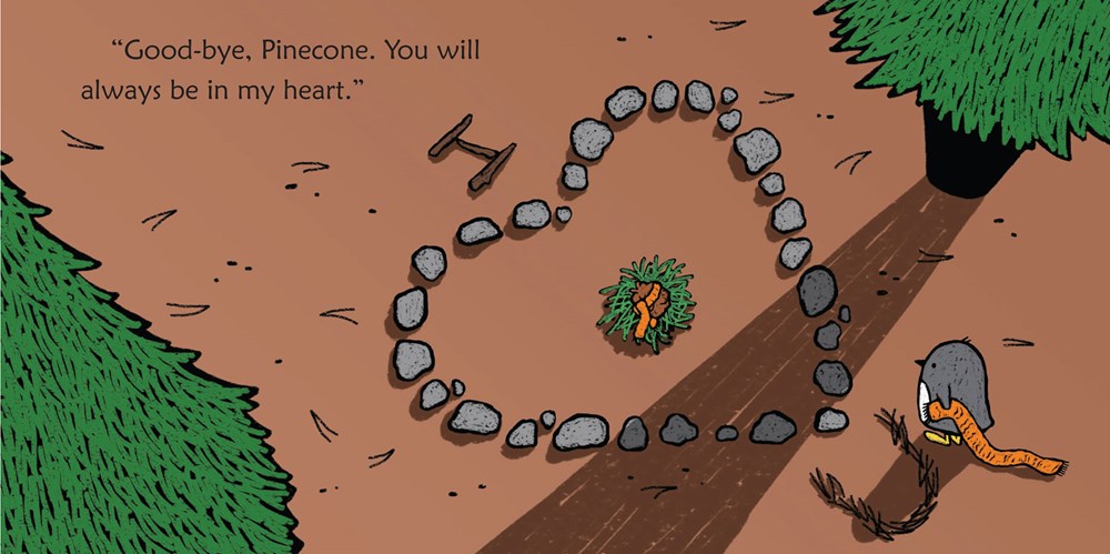 Penguin and Pinecone