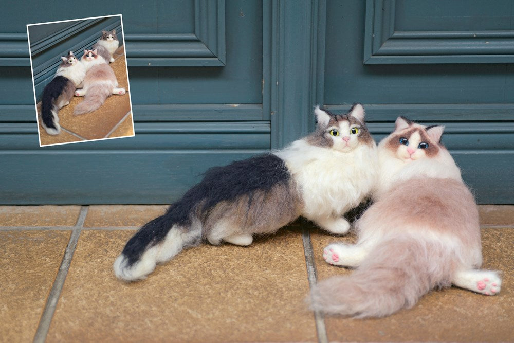 Fantastic Felted Cats