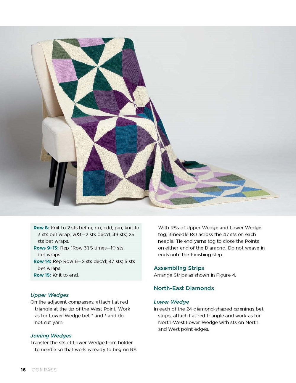 Geometric Knit Blankets