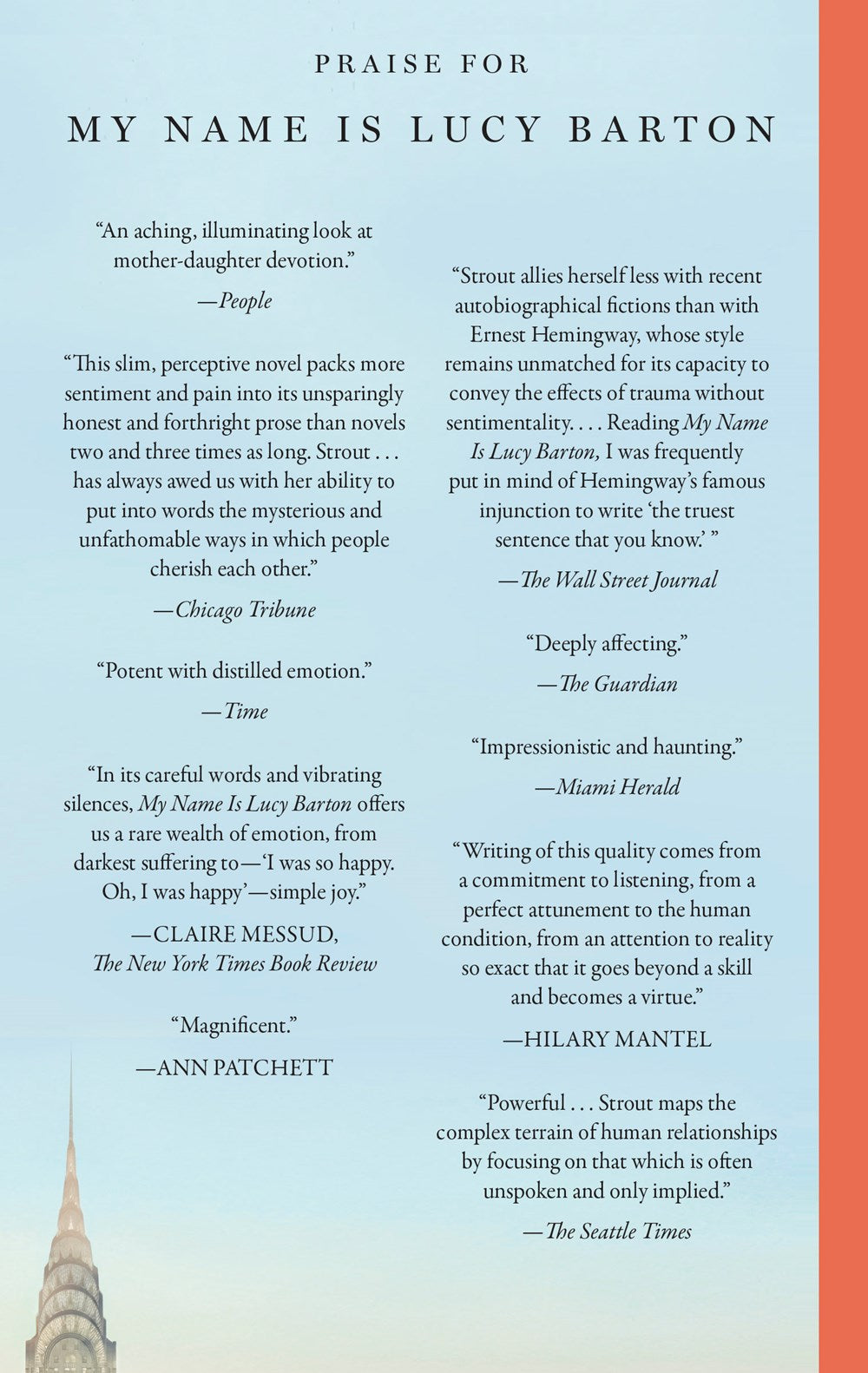 My Name Is Lucy Barton: A Novel