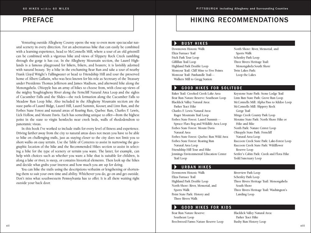 60 Hikes Within 60 Miles: Pittsburgh