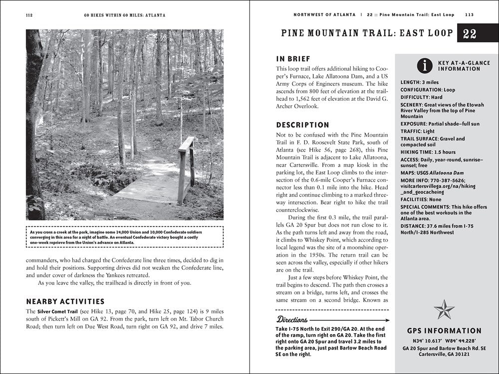 60 Hikes Within 60 Miles: Atlanta