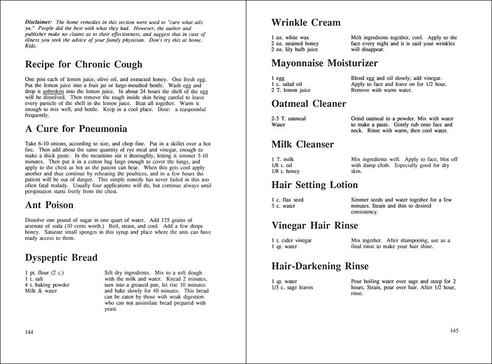 Depression Era Recipes