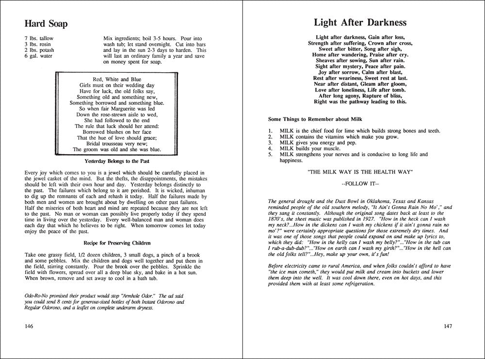 Depression Era Recipes