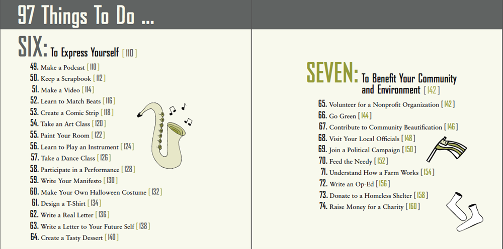 97 Things to Do Before You Finish High School