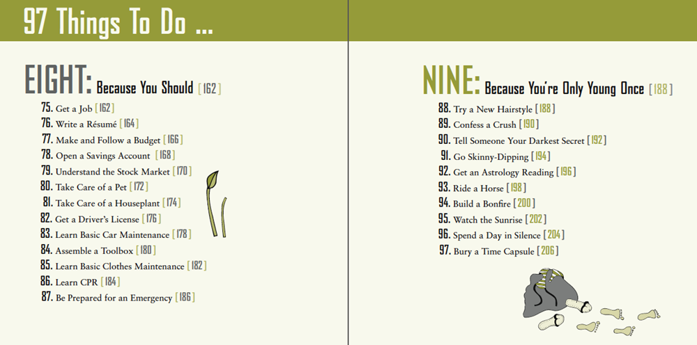 97 Things to Do Before You Finish High School