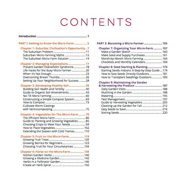 The Suburban Micro-Farm