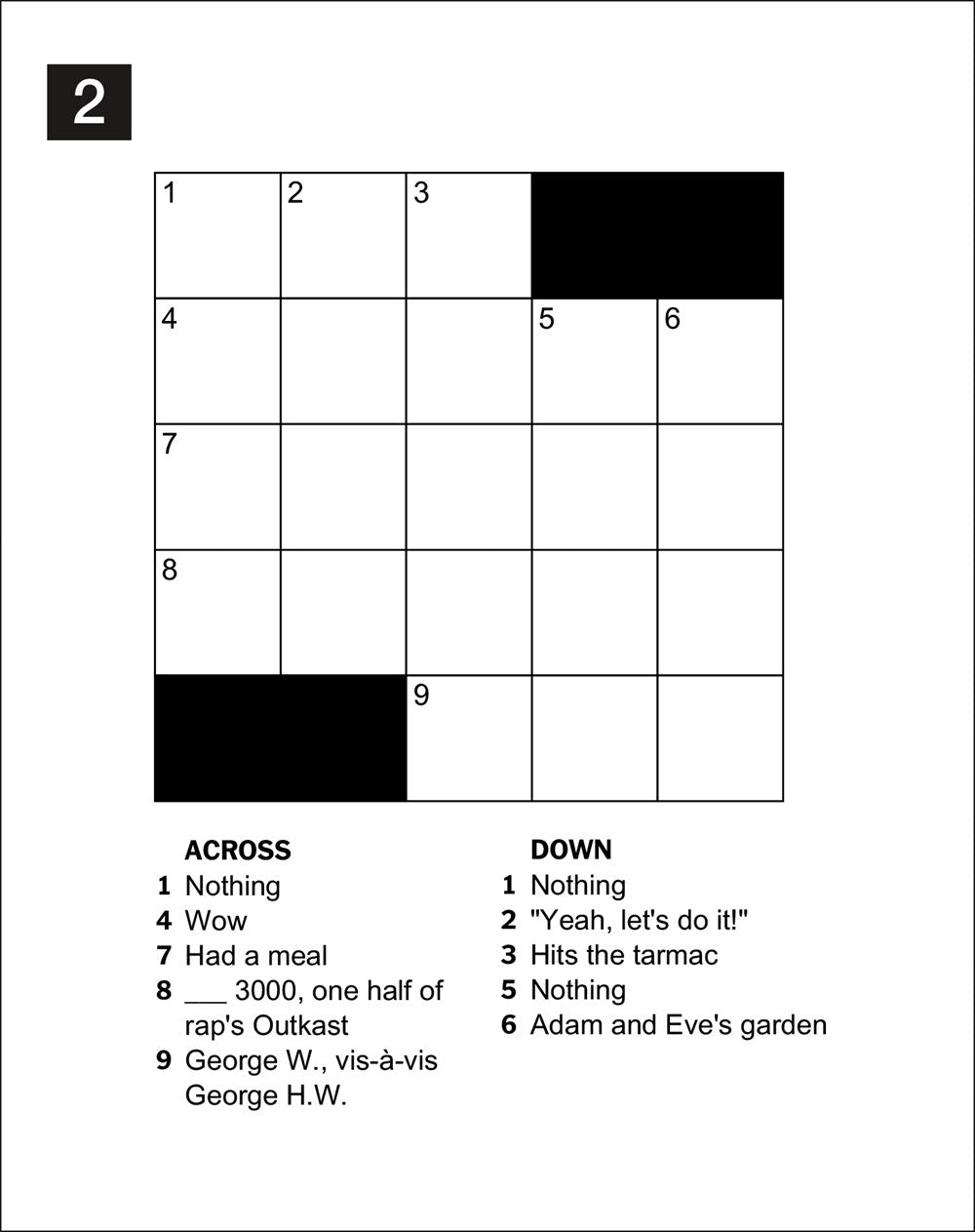 The New York Times Mini Crosswords, Volume 1