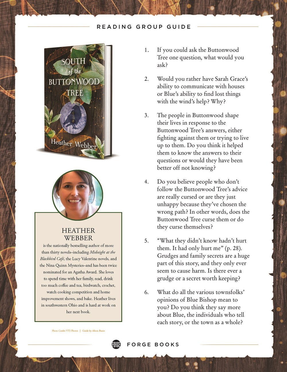 South of the Buttonwood Tree