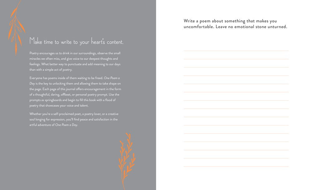 One Poem a Day: A Writer's Daily Journal of Words & Inspiration