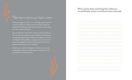 One Poem a Day: A Writer's Daily Journal of Words & Inspiration