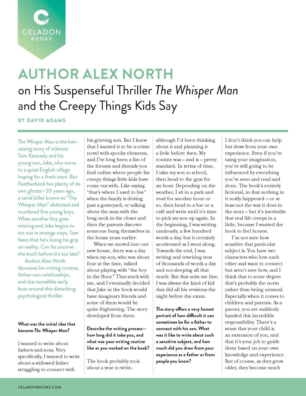 The Whisper Man: A Novel