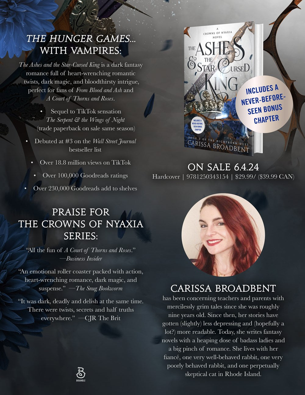 The Ashes & the Star-Cursed King: Book 2 of the Nightborn Duet (Crowns of Nyaxia, 2)
