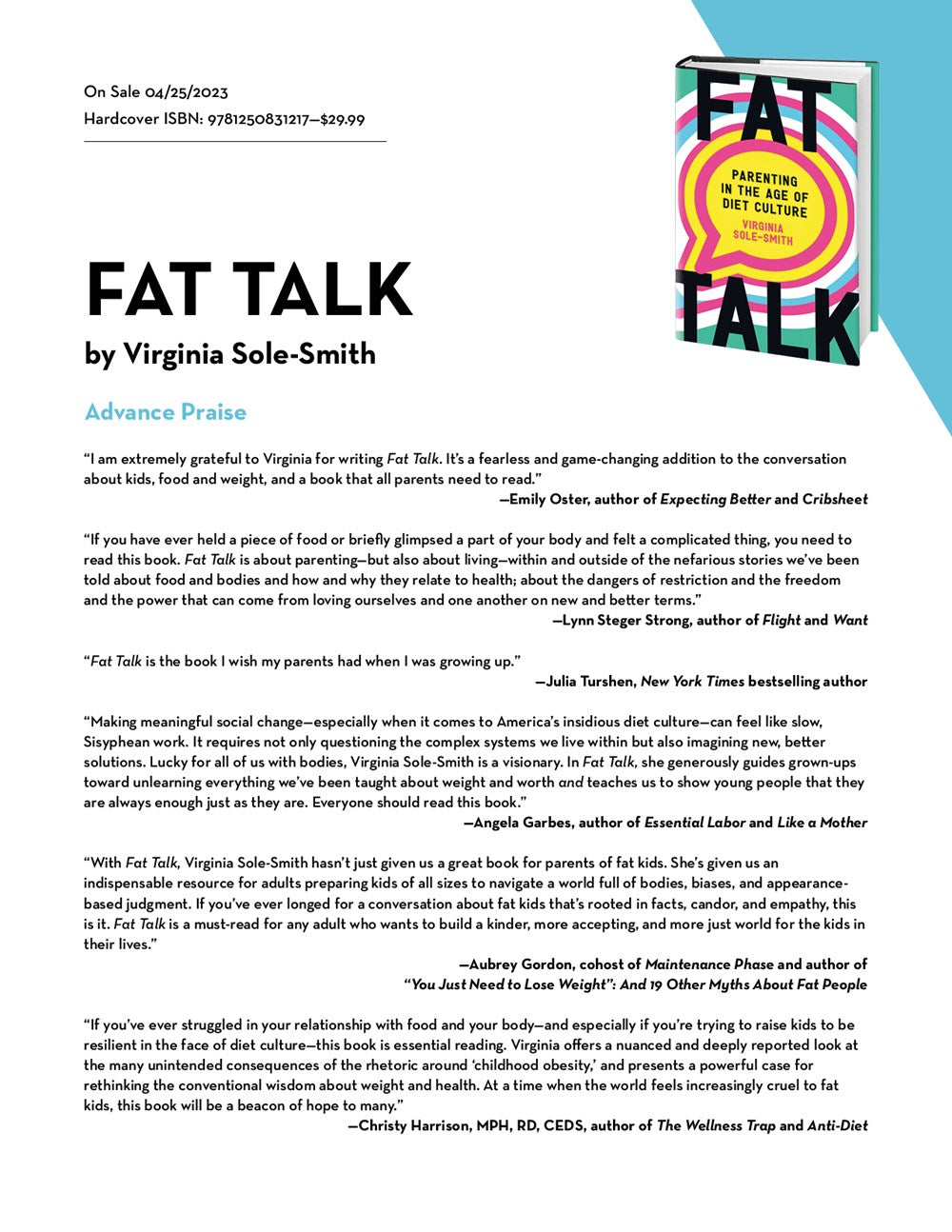 Fat Talk: Parenting in the Age of Diet Culture