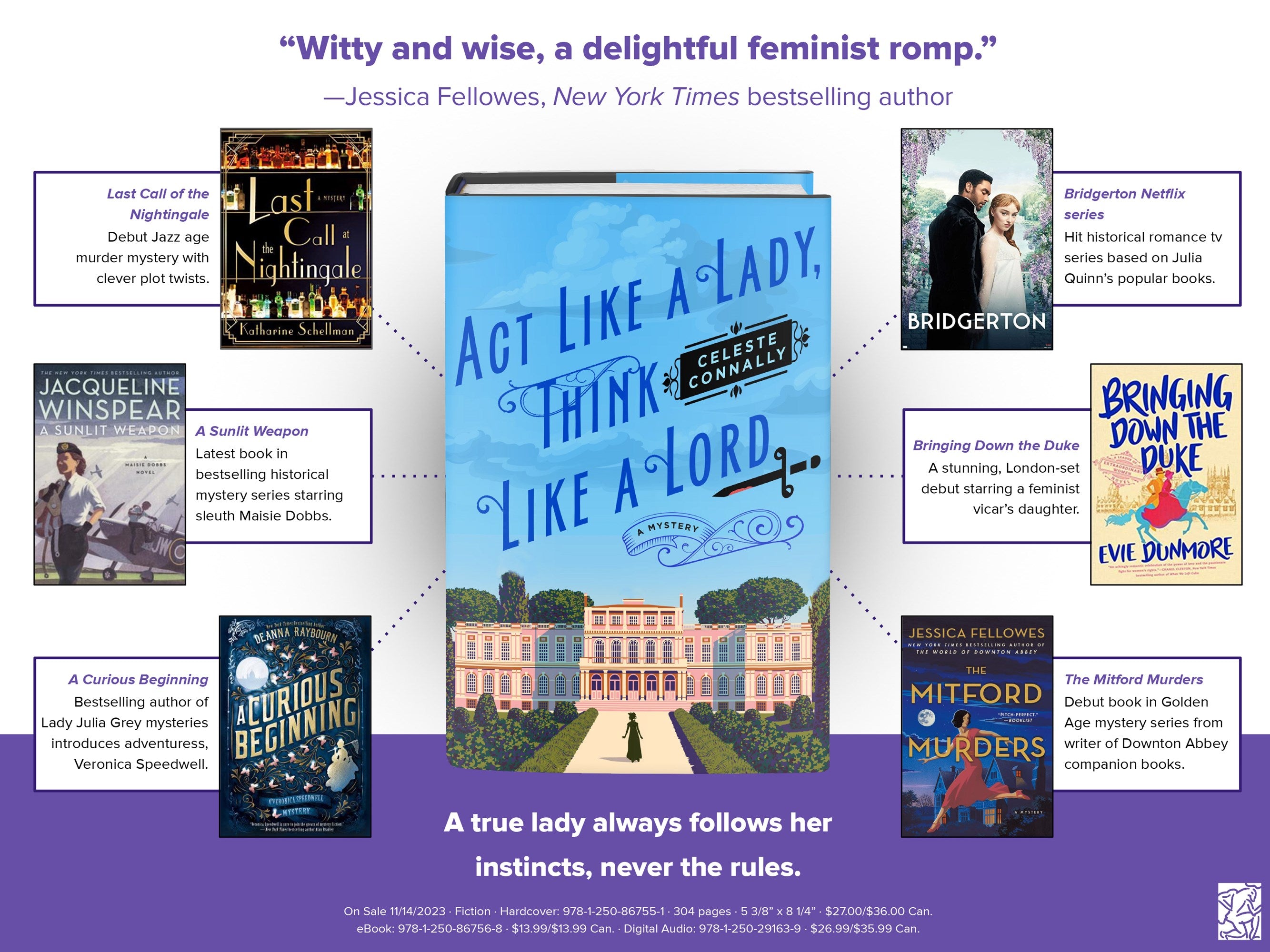 Act Like a Lady, Think Like a Lord: A Mystery (Lady Petra Inquires, 1)