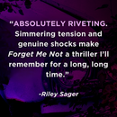 Forget Me Not: A Novel