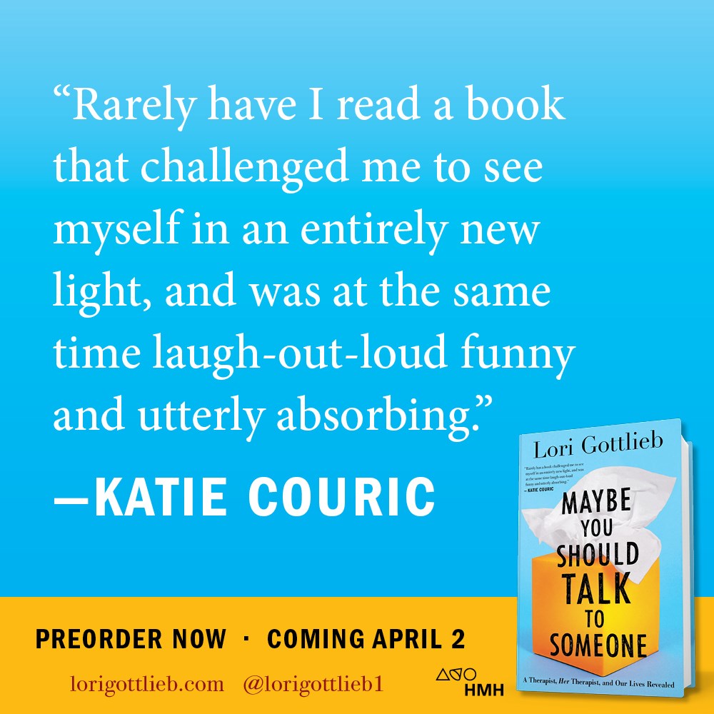 Maybe You Should Talk To Someone