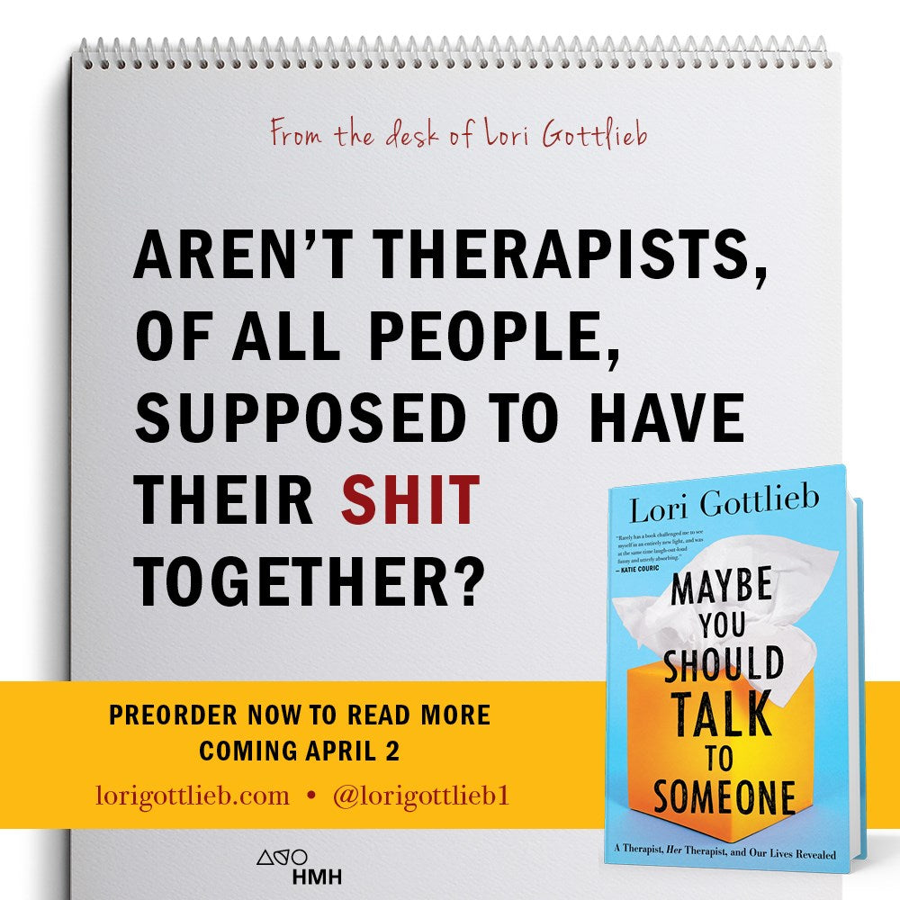 Maybe You Should Talk To Someone