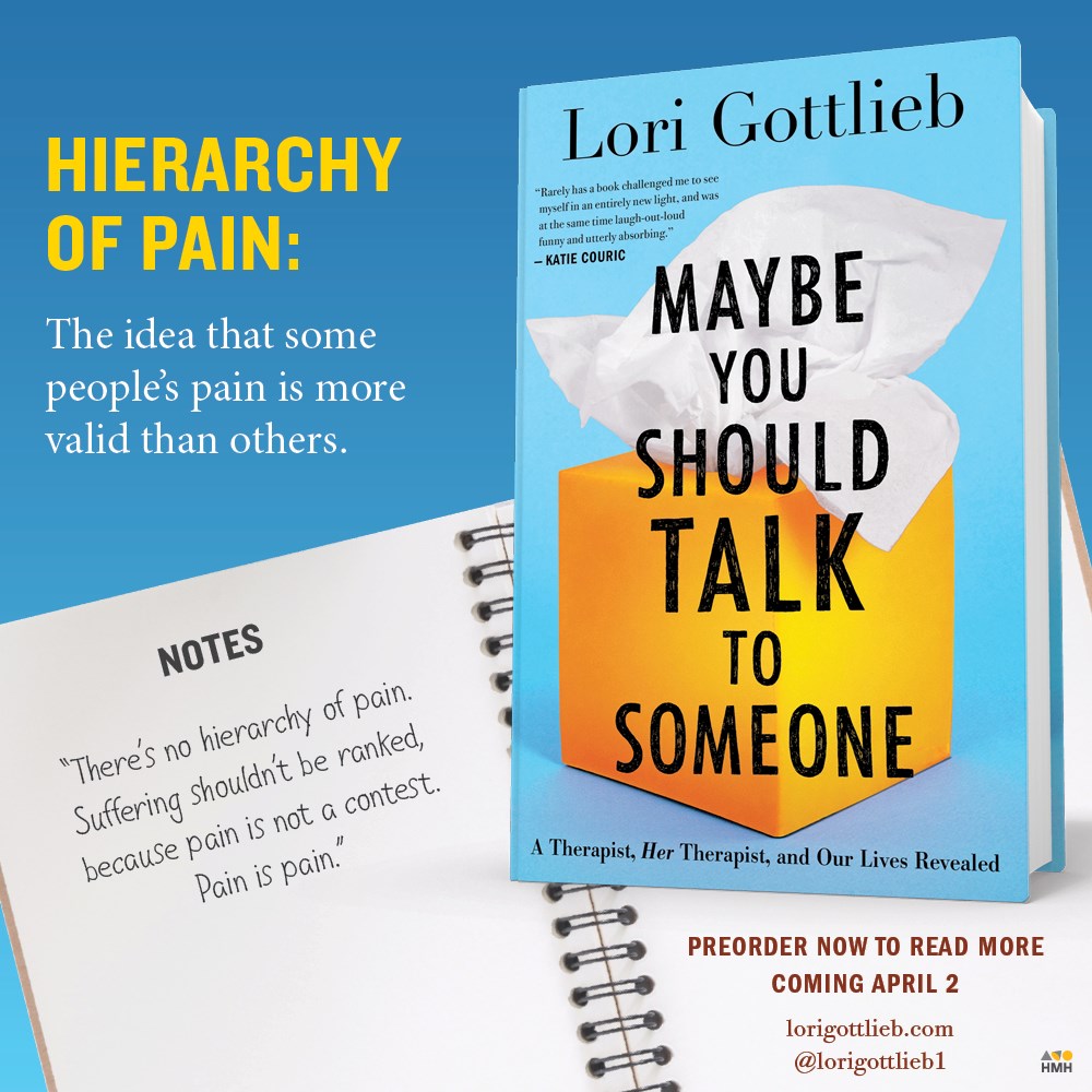 Maybe You Should Talk To Someone