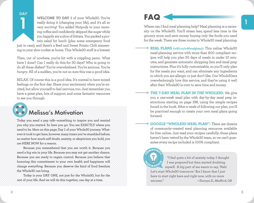 The Whole30 Day By Day: Your Daily Guide to Whole30 Success