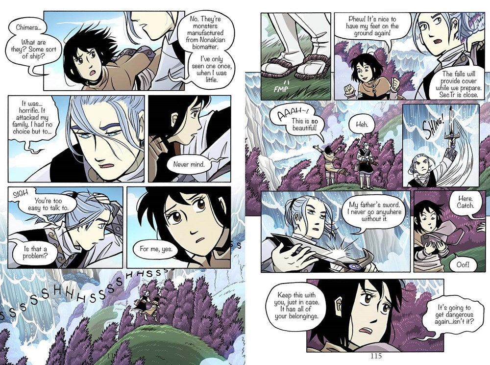 Realm of the Blue Mist: A Graphic Novel (The Rema Chronicles #1)
