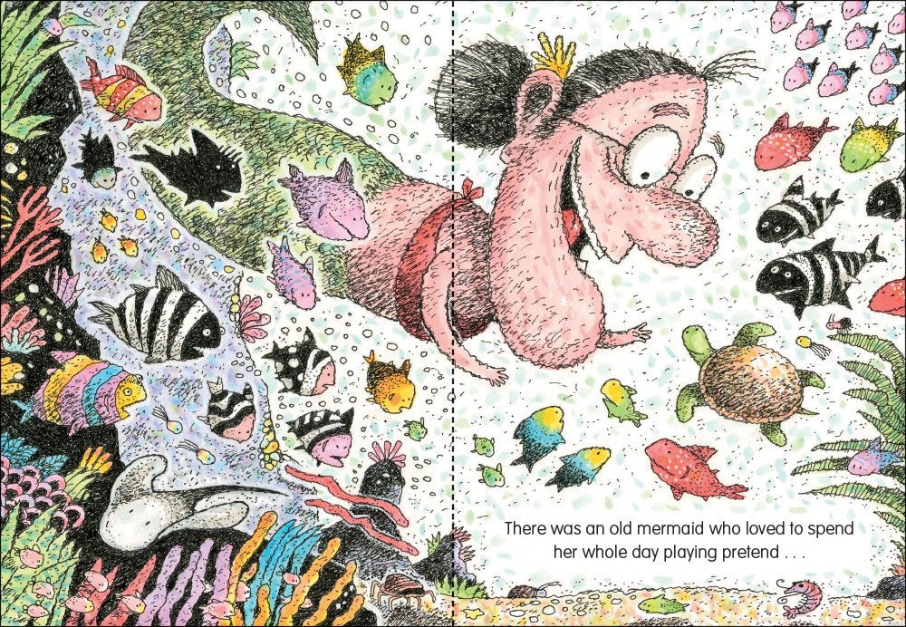 There Was an Old Mermaid Who Swallowed a Shark!