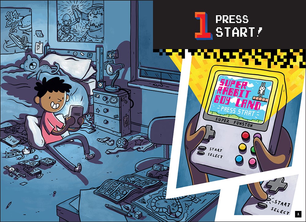 The Super Side-Quest Test!: A Branches Book (Press Start! #6)