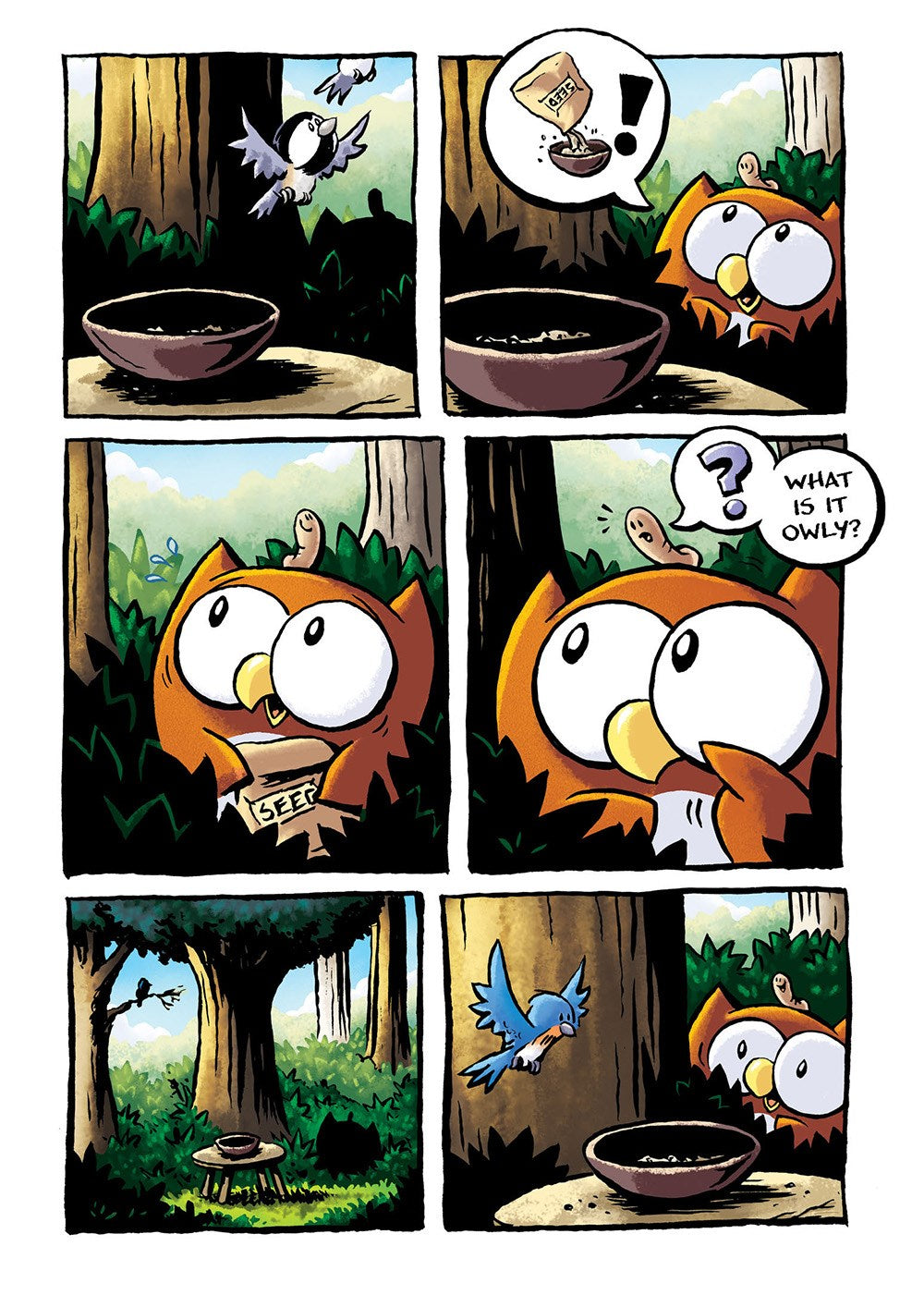 Just a Little Blue: A Graphic Novel (Owly #2)