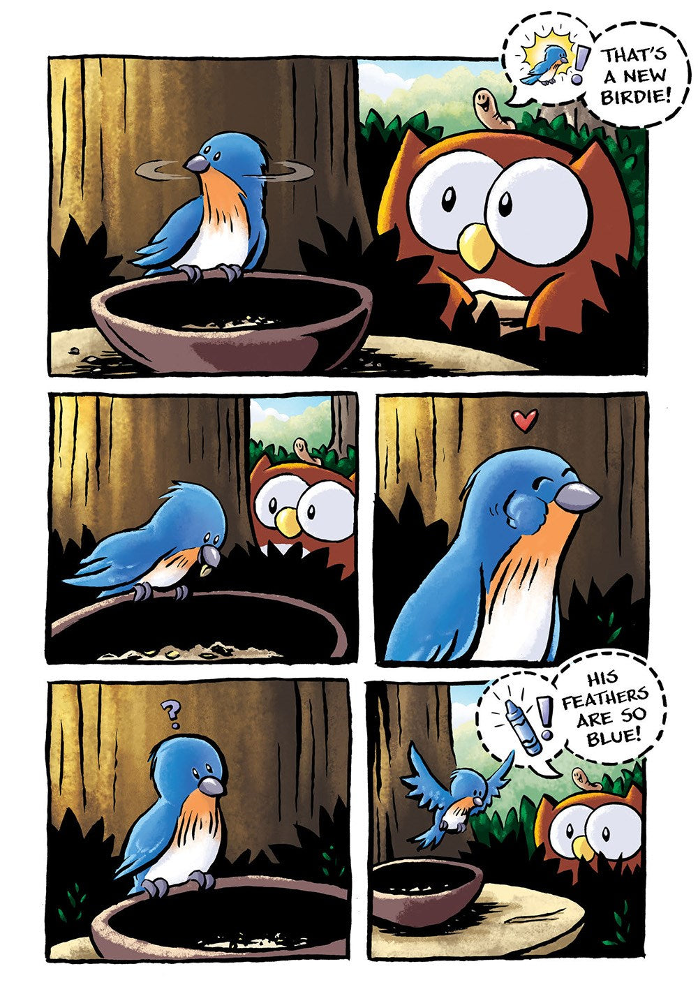 Just a Little Blue: A Graphic Novel (Owly #2)