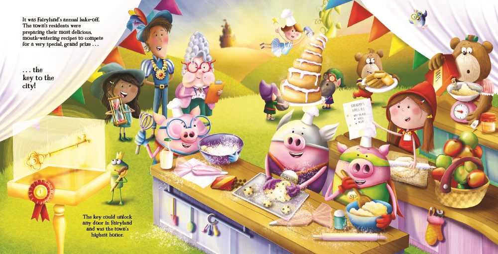 The Three Little Superpigs and the Gingerbread Man