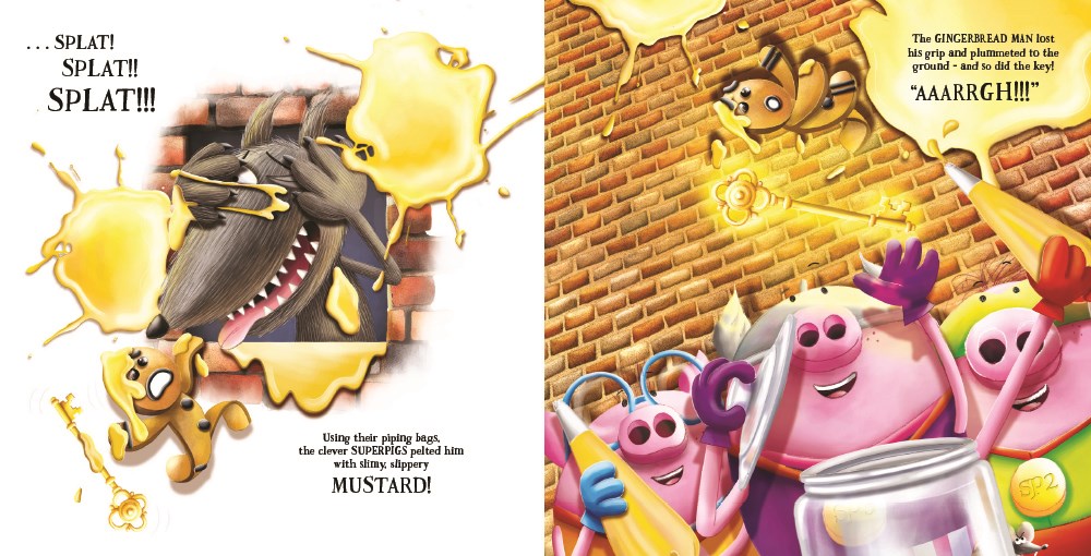 The Three Little Superpigs and the Gingerbread Man