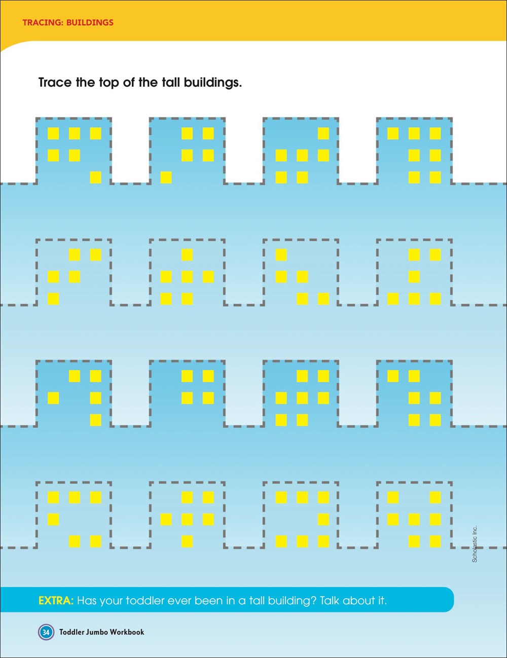 Scholastic Toddler Jumbo Workbook: Early Skills