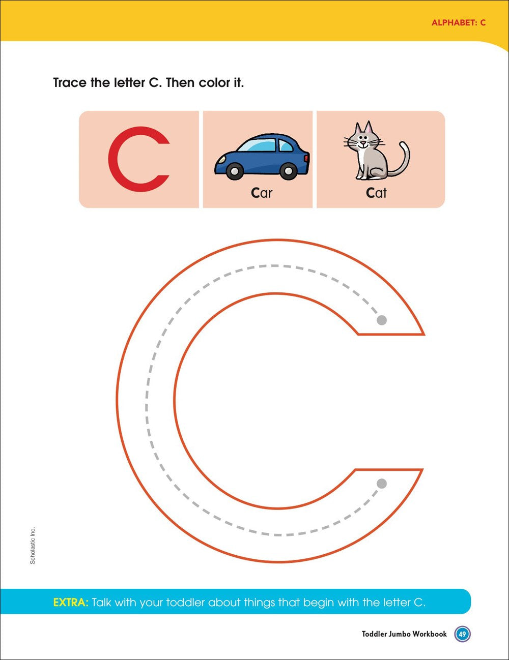 Scholastic Toddler Jumbo Workbook: Early Skills