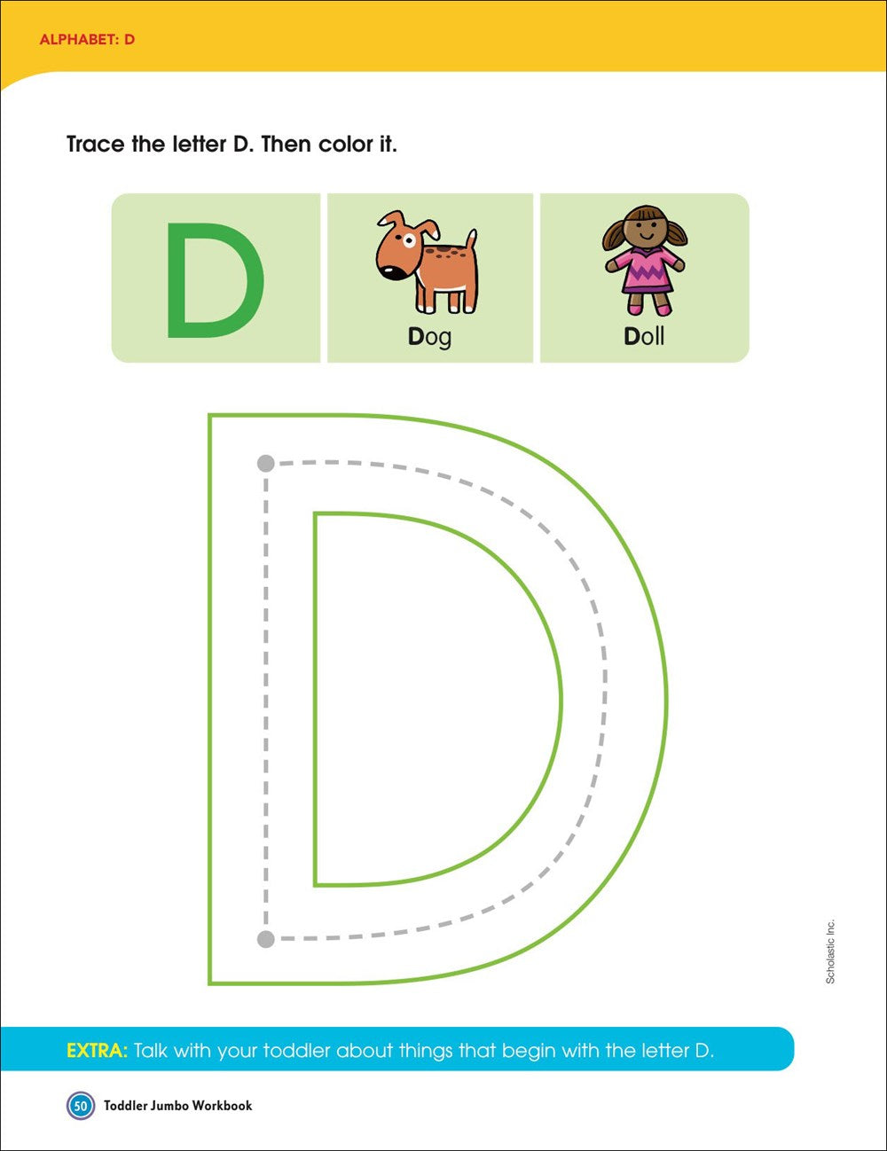 Scholastic Toddler Jumbo Workbook: Early Skills