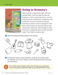 Scholastic Success with Reading Comprehension Grade 1 Workbook