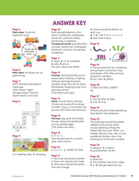 Scholastic Success with Reading Comprehension Grade 1 Workbook
