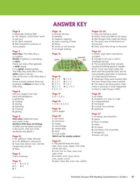 Scholastic Success with Reading Comprehension Grade 3 Workbook