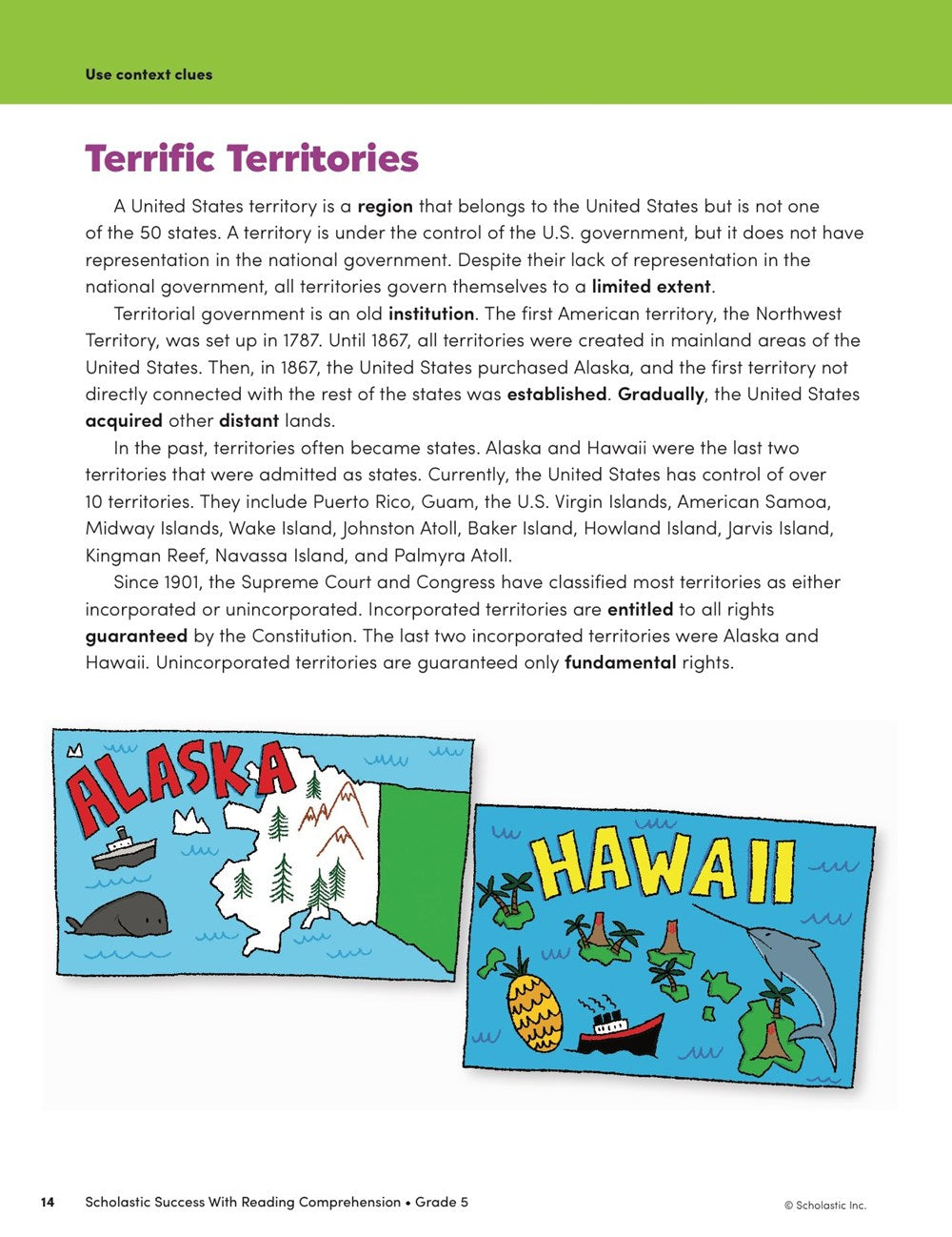 Scholastic Success with Reading Comprehension Grade 5 Workbook