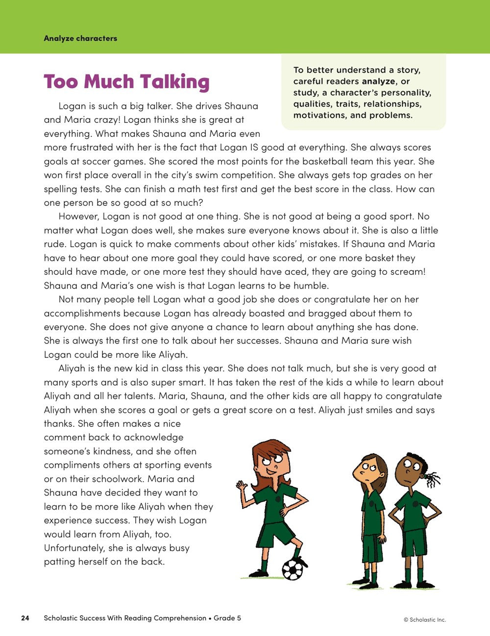 Scholastic Success with Reading Comprehension Grade 5 Workbook