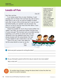 Scholastic Success with Reading Comprehension Grade 5 Workbook