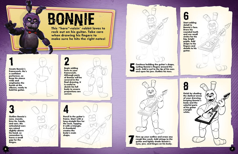 How to Draw Five Nights at Freddy's: An AFK Book