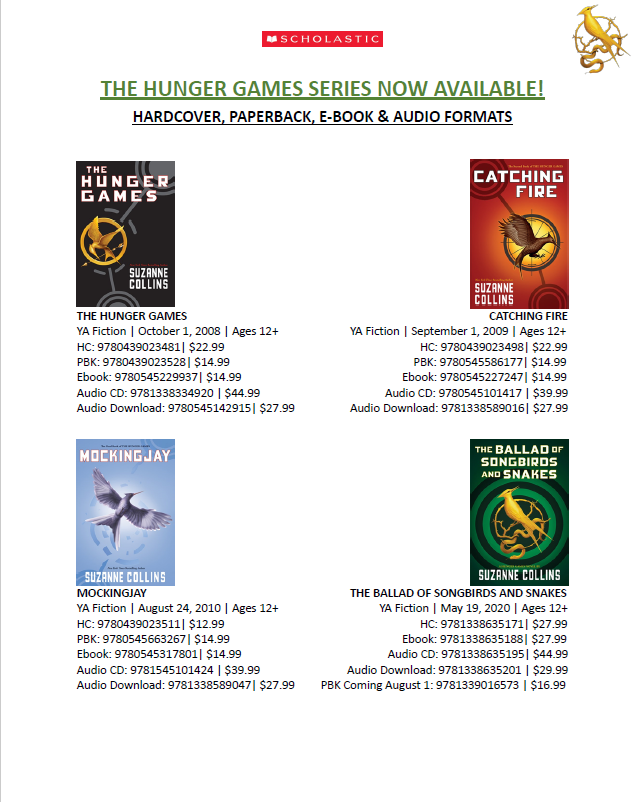 The Ballad of Songbirds and Snakes (A Hunger Games Novel)