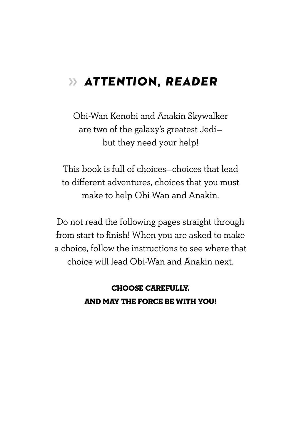 Star Wars: An ObiWan & Anakin Adventure