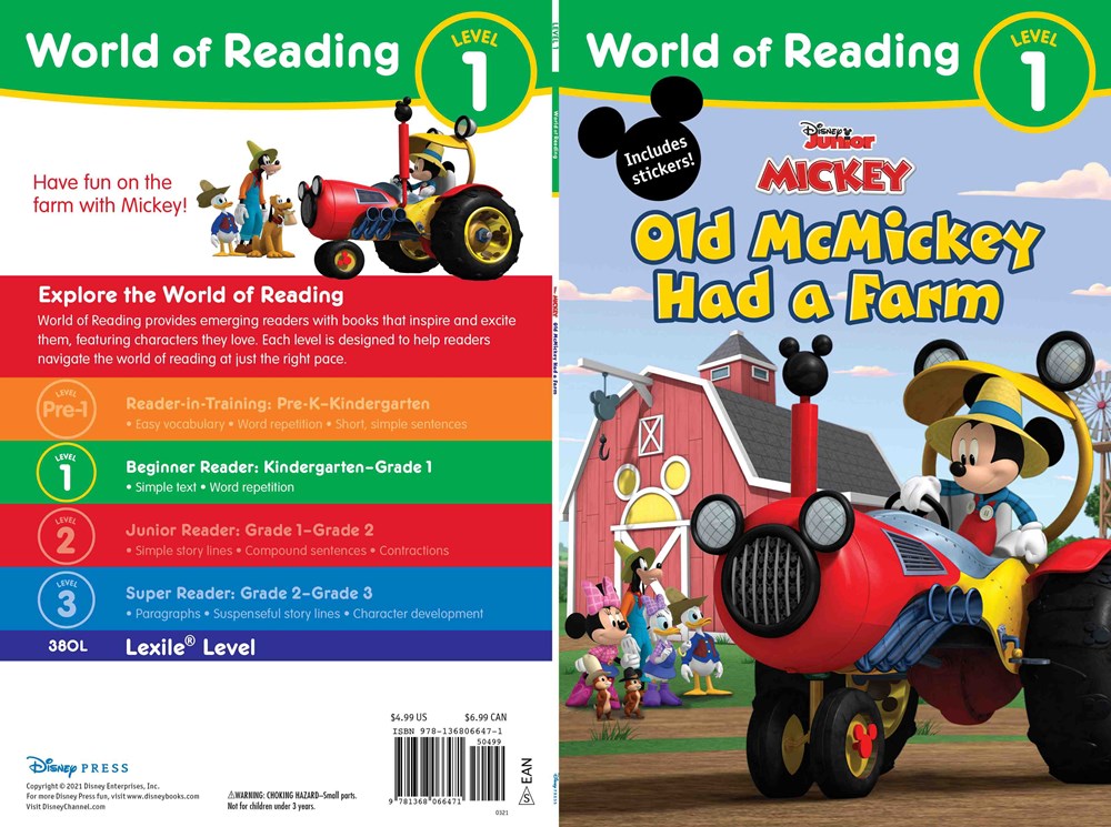 World of Reading: Old McMickey Had a Farm